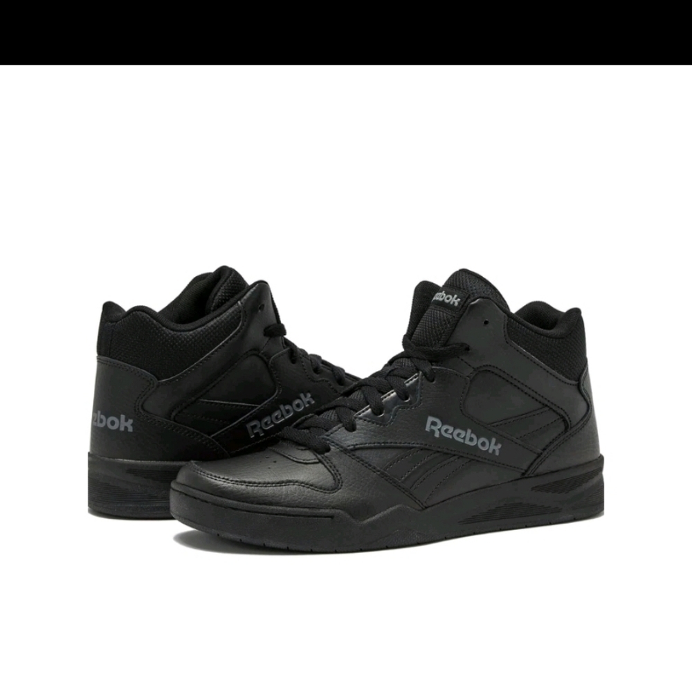 Reebok Royal BB4500 Hi 2 Shoes Leather Basketball Shoes- Black Alloy - Picture 6 of 10